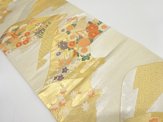 JAPANESE FUKURO OBI / WOVEN CARRIAGE